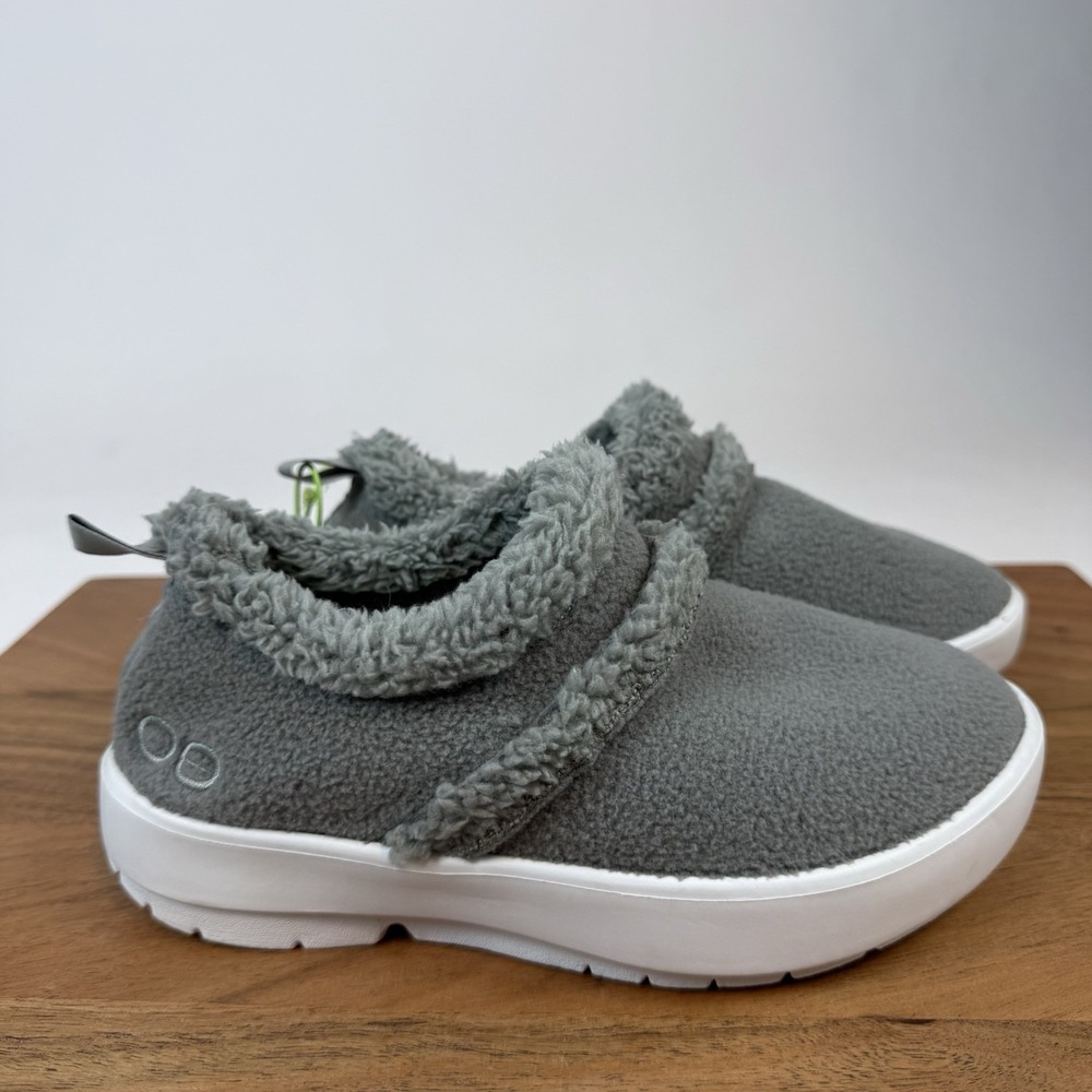 NWT New Womens OOFOS Oocoozie Slate Gray Casual Comfort Slip On Shoes Size‎ 5 M